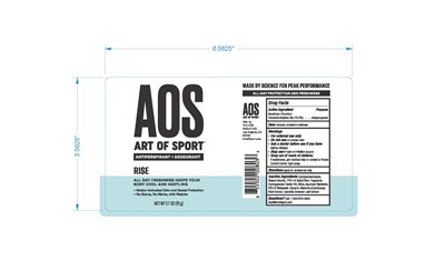 Labell For Antiperspirant/deodorant Rise (Aos   Apd   2.7oz Rise)